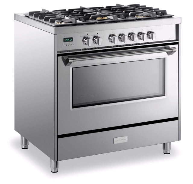 Verona VDFSGE365SS Designer 36" Dual Fuel  Single Oven - Stainless Steel