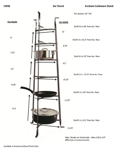Enclume CWS6 HS 6-Tier Gourmet Stand HS