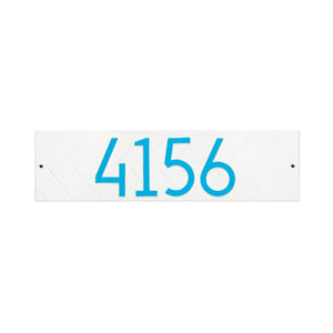 Whitehall 3902M1 - Modern Herringbone Horizontal Plaque, Standard Wall 1-line