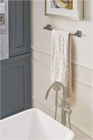 Amerock Corp BH26513G10 Markham Towel-Bar, Brushed Nickel