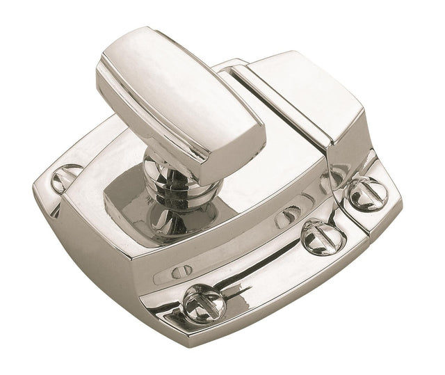 Amerock Cabinet Latch Polished Nickel 1-7/8 inch (48 mm) Length Highland Ridge 1 Pack Cabinet Hardware