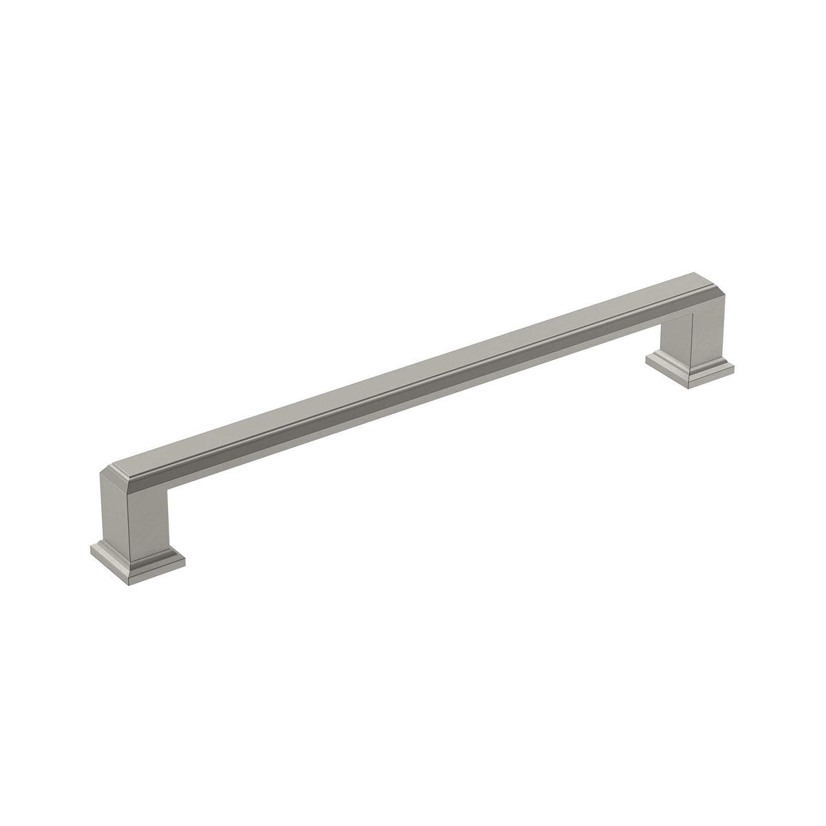 Amerock Cabinet Pull Satin Nickel 7-9/16 inch (192 mm) Center-to-Center Appoint 1 Pack Drawer Pull Cabinet Handle Cabinet Hardware