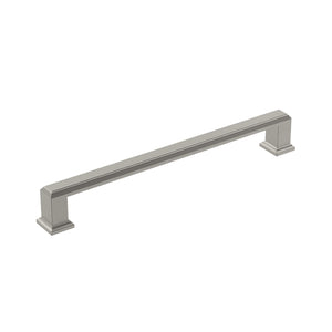 Amerock Cabinet Pull Satin Nickel 7-9/16 inch (192 mm) Center-to-Center Appoint 1 Pack Drawer Pull Cabinet Handle Cabinet Hardware