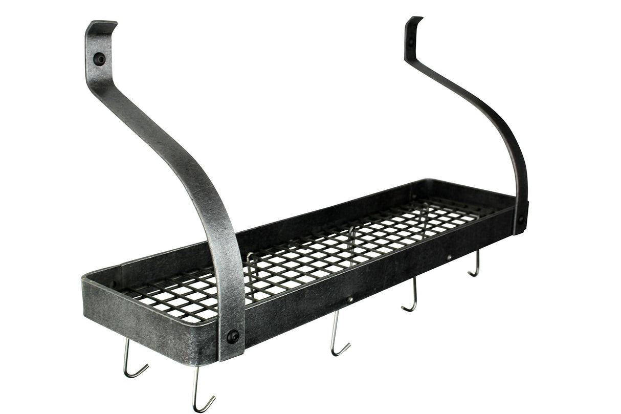 Enclume PR8BC-36 HS 36" Bookshelf Rack w/Curved Arms & 12 Hooks HS