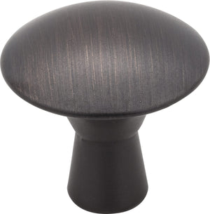 Elements 988DBAC 1-1/16" Diameter Brushed Oil Rubbed Bronze Zachary Cabinet Mushroom Knob