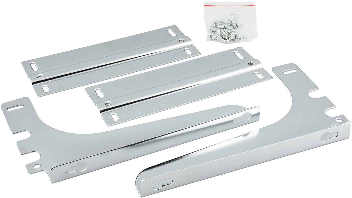 Hardware Resources CAN-DOORKITPC Polished Chrome Door Mounting Kit for CAN-EBM Series