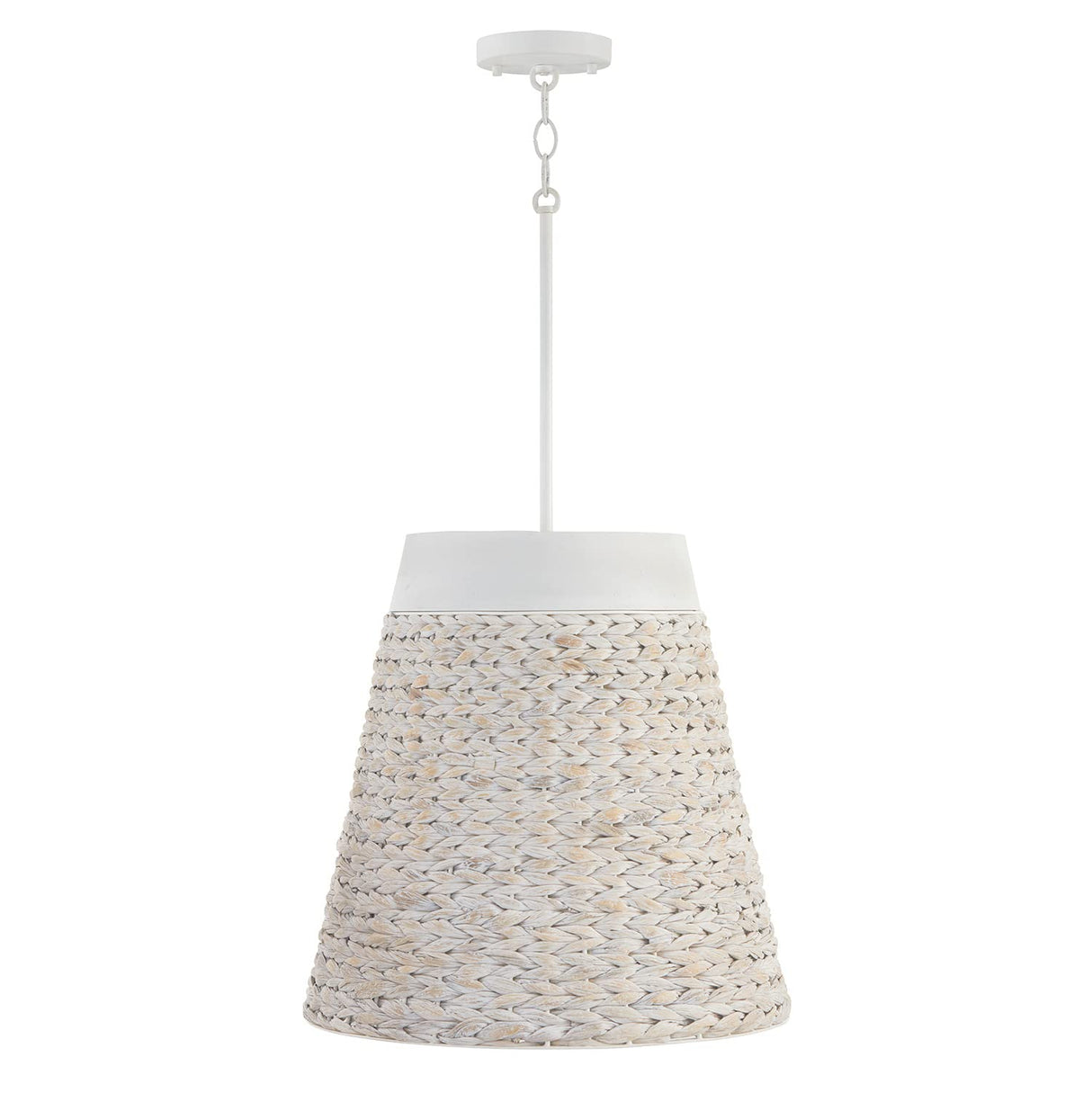 Capital Lighting 343941HW Tallulah 4 Light Pendant Chalk Wash