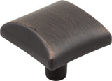 Elements 525DBAC 1-1/8" Overall Length Brushed Oil Rubbed Bronze Square Glendale Cabinet Knob