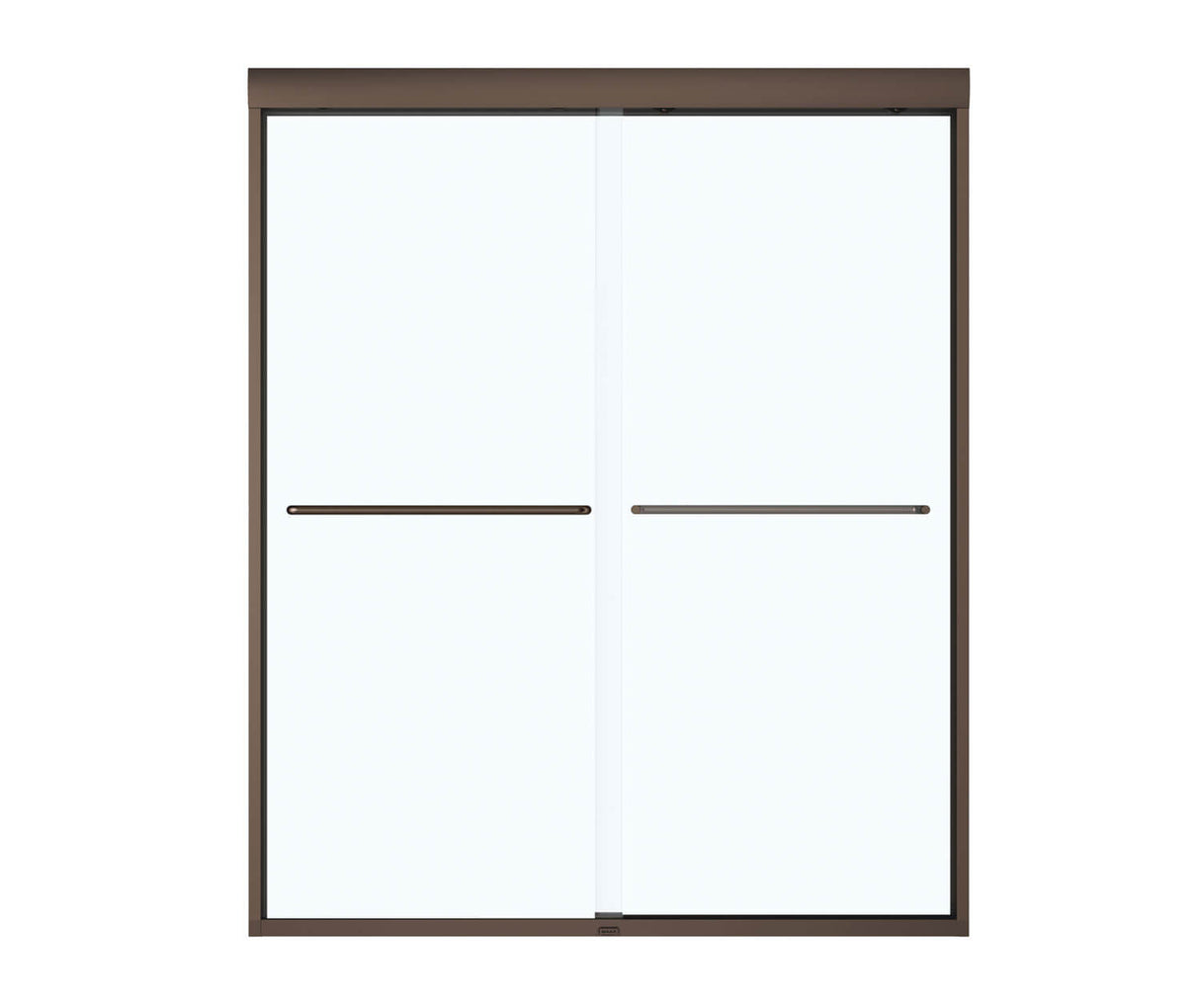 MAAX 134572-900-172-000 Kameleon 55-59 x 71 in. 8 mm Bypass Shower Door for Alcove Installation with Clear glass in Dark Bronze