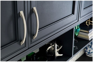 Jeffrey Alexander 767BNBDL 1-1/4" Overall Length Brushed Pewter Flared Philip Cabinet Knob