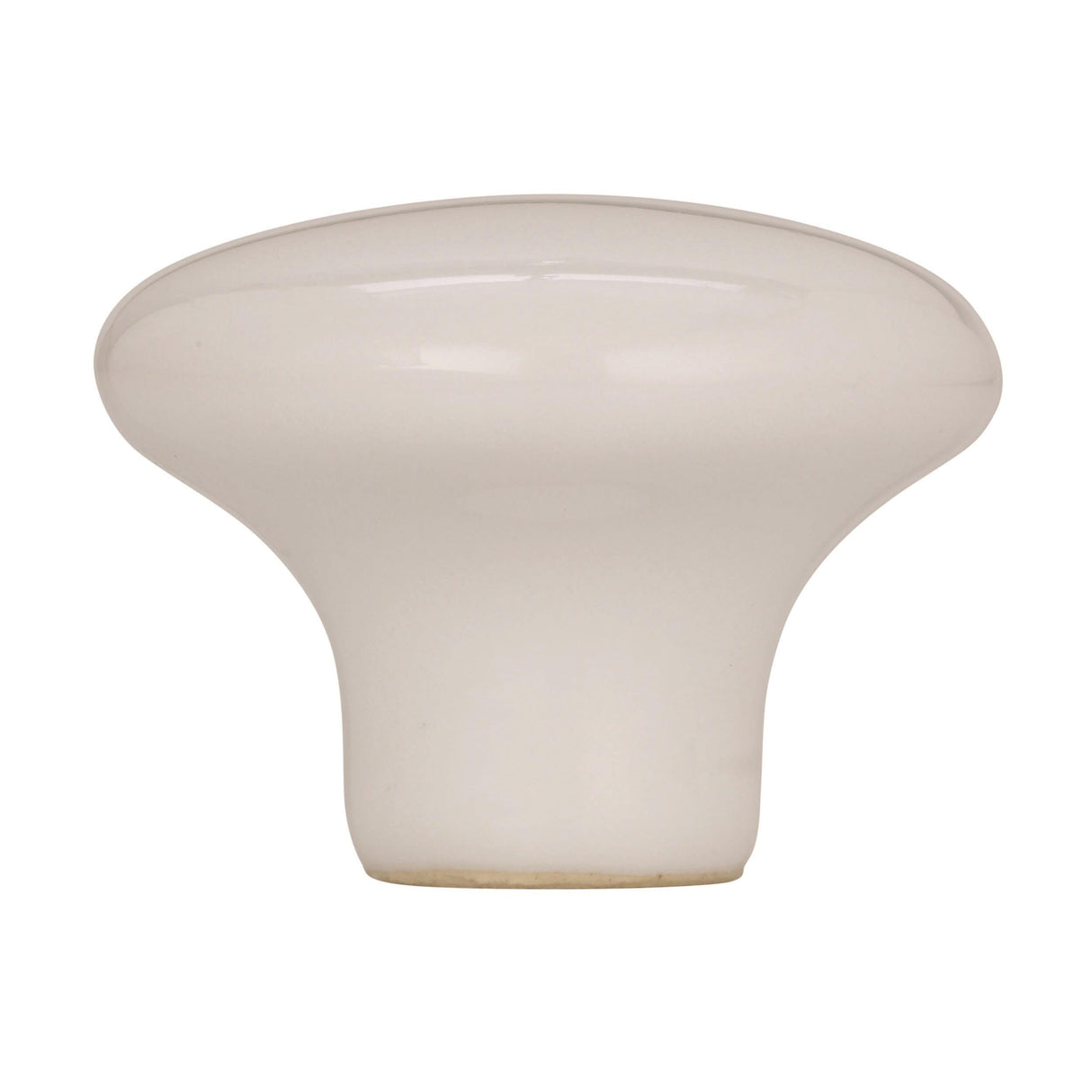 Amerock Cabinet Knob White 1-1/2 inch (38 mm) Diameter Everyday Heritage 1 Pack Drawer Knob Cabinet Hardware