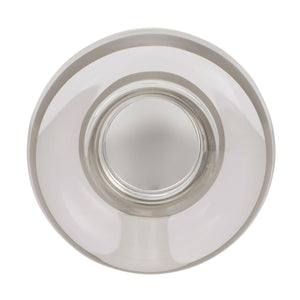 Amerock Cabinet Knob Clear/Satin Nickel 1-3/4 inch (44 mm) Diameter Glacio 1 Pack Drawer Knob Cabinet Hardware