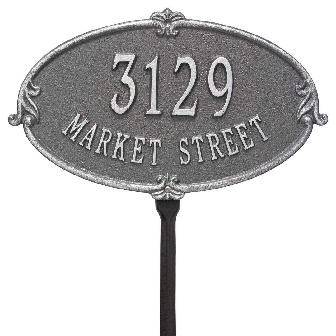 Whitehall 3117PS - Personalized Montecarlo Plaque - Standard - Lawn - 2 Line