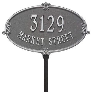 Whitehall 3117PS - Personalized Montecarlo Plaque - Standard - Lawn - 2 Line