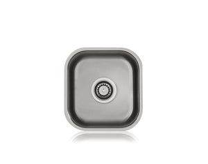 Lenova SS-SPL-S4 Stainless Steel Specialty Single Bowl Under-Mount Kitchen Sink, 12-29/32 x 13-11/16-Inch