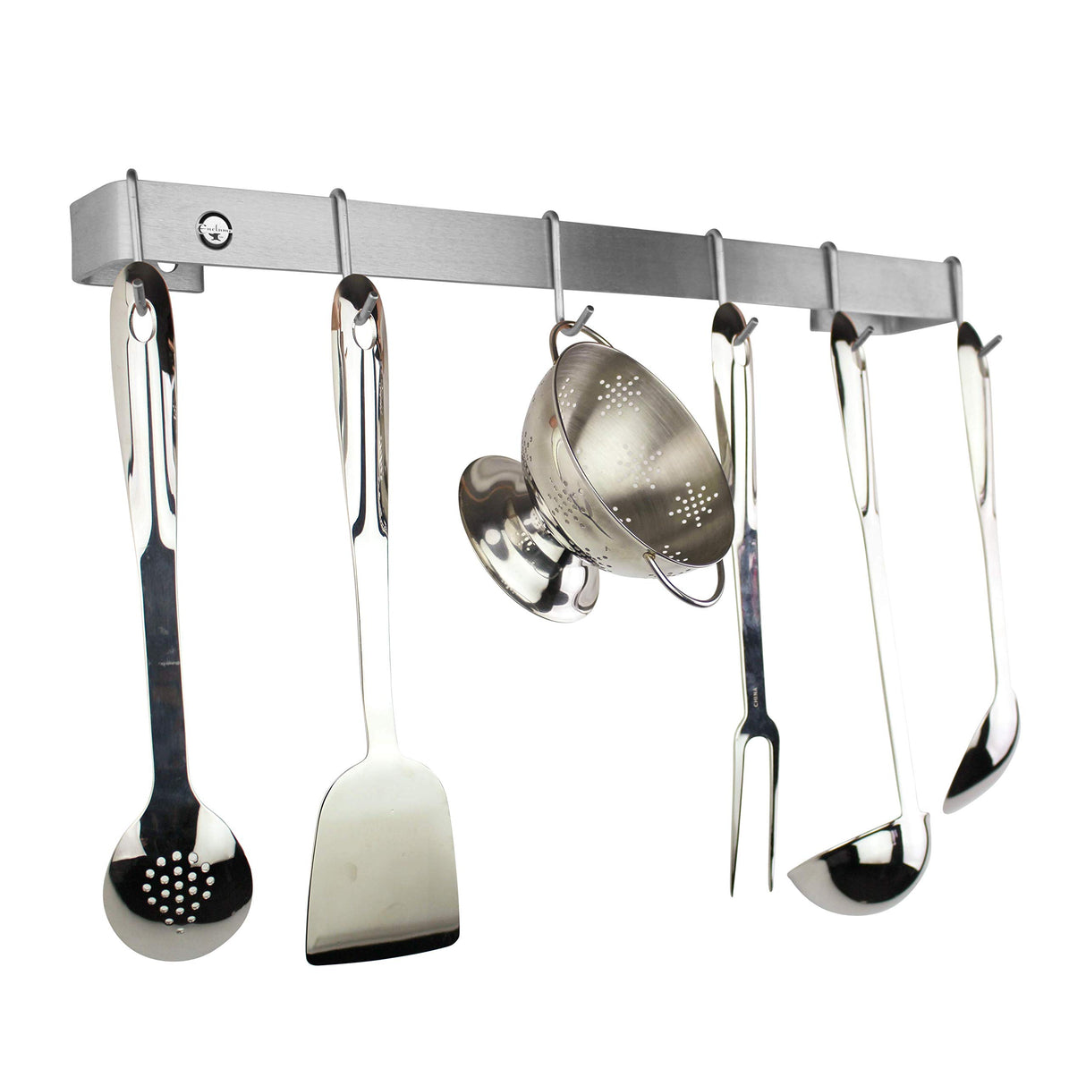 Enclume WR3 SS 36" Classic Wall Rack Utensil Bar w/ 6 Hooks SS