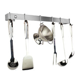 Enclume WR3 SS 36" Classic Wall Rack Utensil Bar w/ 6 Hooks SS