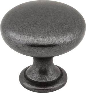 Elements 3910-DACM 1-3/16" Diameter Gun Metal Madison Cabinet Mushroom Knob
