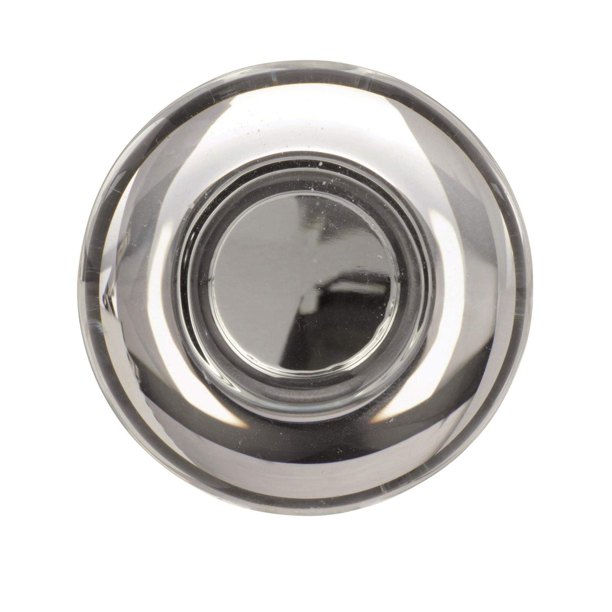 Amerock Cabinet Knob Clear/Golden Champagne 1-3/4 inch (44 mm) Diameter Glacio 1 Pack Drawer Knob Cabinet Hardware