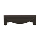 Amerock Cabinet Cup Pull Matte Black 3 inch (76 mm) Center to Center Inspirations 1 Pack Drawer Pull Drawer Handle Cabinet Hardware