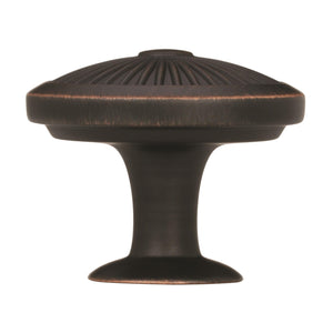 Amerock Cabinet Knob Oil Rubbed Bronze 1-3/8 inch (35 mm) Diameter Crawford 1 Pack Drawer Knob Cabinet Hardware