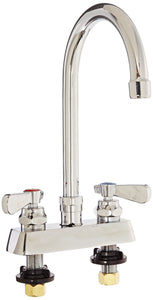 John Boos PBF-4DM-5GLF Heavy Duty Gooseneck Faucet, for ProBowl Sinks, Low-Lead, 4