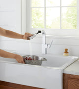 Gerber D404562 Chrome Mid-town Single Handle Pull-out Kitchen Faucet