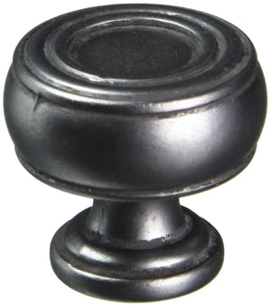 Jeffrey Alexander 127DACM 1-3/16" Diameter Gun Metal Barrel Bremen 2 Cabinet Knob