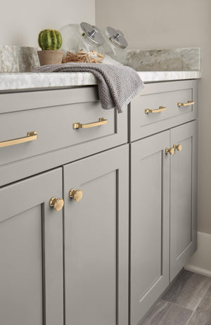 Amerock Cabinet Knob |Champagne Bronze 1-3/16 in (30 mm) Diameter Drawer Knob Westerly Kitchen and Bath Hardware Furniture Hardware