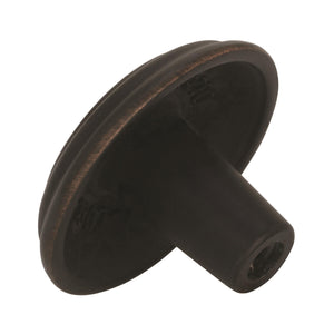 Amerock Cabinet Knob Oil Rubbed Bronze 1-1/4 inch (32 mm) Diameter Sterling Traditions 1 Pack Drawer Knob Cabinet Hardware