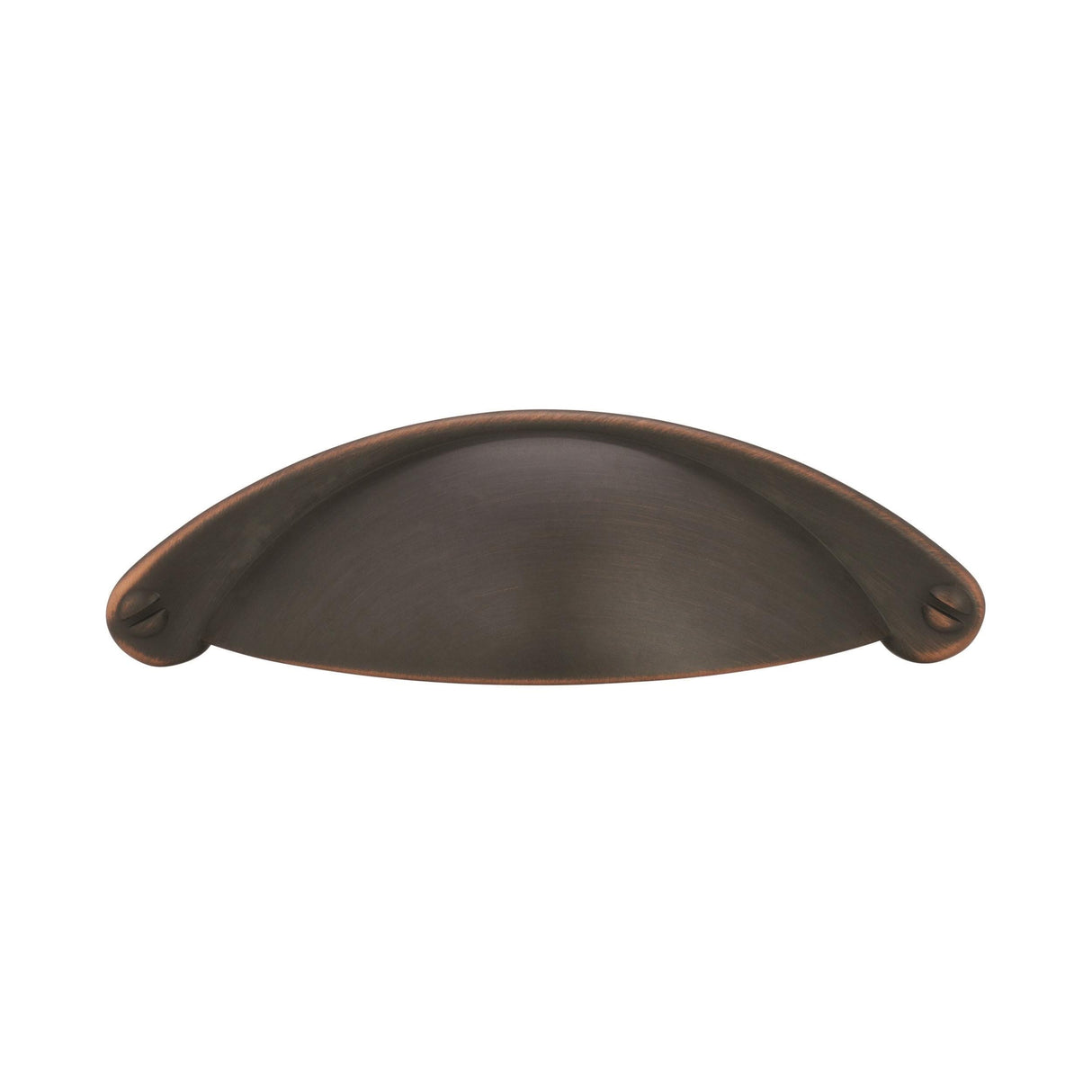 Amerock Cabinet Cup Pull Oil Rubbed Bronze 2-1/2 inch (64 mm) Center to Center Cup Pulls 1 Pack Drawer Pull Drawer Handle Cabinet Hardware