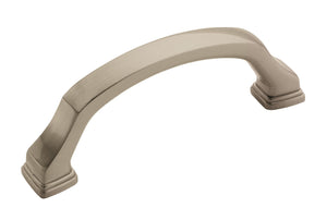Amerock Cabinet Pull Satin Nickel 3 inch (76 mm) Center to Center Revitalize 1 Pack Drawer Pull Drawer Handle Cabinet Hardware