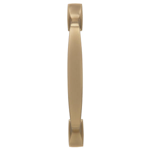 Amerock Cabinet Pull Golden Champagne 3-3/4 inch (96 mm) Center to Center Highland Ridge 1 Pack Drawer Pull Drawer Handle Cabinet Hardware