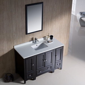Fresca FVN20-122412ES Fresca Oxford 48" Espresso Traditional Bathroom Vanity
