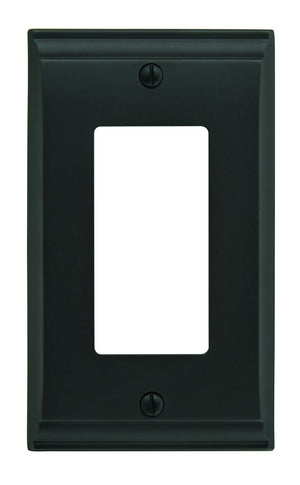 Amerock Wall Plate Black Bronze 1 Rocker Switch Plate Cover Candler 1 Pack Decora Wall Plate Light Switch Cover