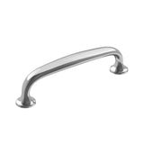 Amerock Cabinet Pull Polished Chrome 3-3/4 inch (96 mm) Center-to-Center Renown 1 Pack Drawer Pull Cabinet Handle Cabinet Hardware