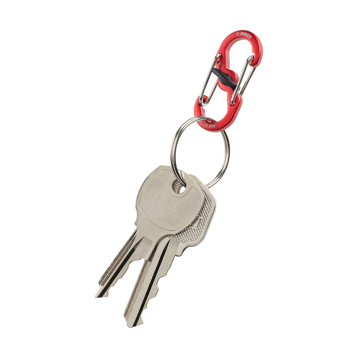 Nite Ize S-Biner MicroLock Aluminum, Locking Keychain Carabiner, 5 Pack, Assorted Colors