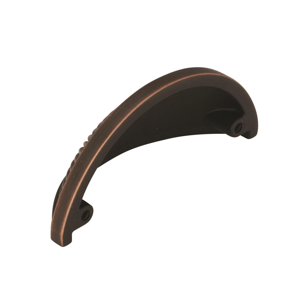 Amerock Cabinet Cup Pull Oil Rubbed Bronze 3 inch (76 mm) Center to Center Sea Grass 1 Pack Drawer Pull Drawer Handle Cabinet Hardware