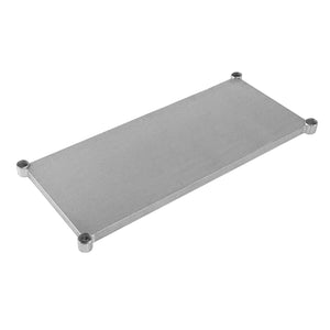 John Boos GSK8-2472 Galvanized Steel Additional/Add-On Work Table Lower Shelf/Undershelf(Shelf Only), 72