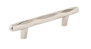 Amerock Cabinet Pull Polished Nickel 3-3/4 inch (96 mm) Center to Center St. Vincent 1 Pack Drawer Pull Drawer Handle Cabinet Hardware