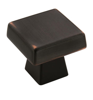 Amerock Cabinet Knob Oil Rubbed Bronze 1-1/2 inch (38 mm) Length Blackrock 1 Pack Drawer Knob Cabinet Hardware