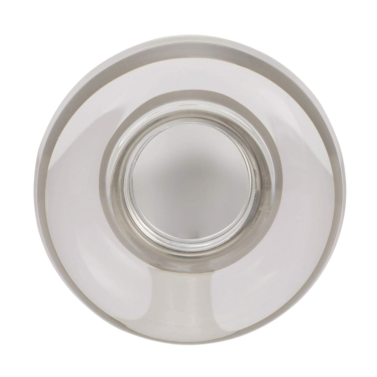 Amerock Cabinet Knob Clear/Golden Champagne 1-3/4 inch (44 mm) Diameter Glacio 1 Pack Drawer Knob Cabinet Hardware