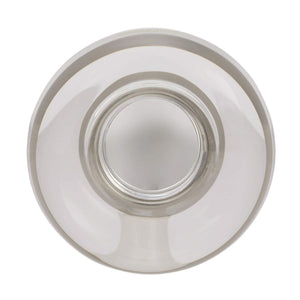 Amerock Cabinet Knob Clear/Golden Champagne 1-3/4 inch (44 mm) Diameter Glacio 1 Pack Drawer Knob Cabinet Hardware