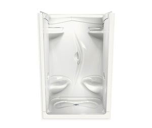 MAAX 101140-000-001-106 Stamina 48-II 51 x 36 Acrylic Alcove Center Drain Two-Piece Shower in White