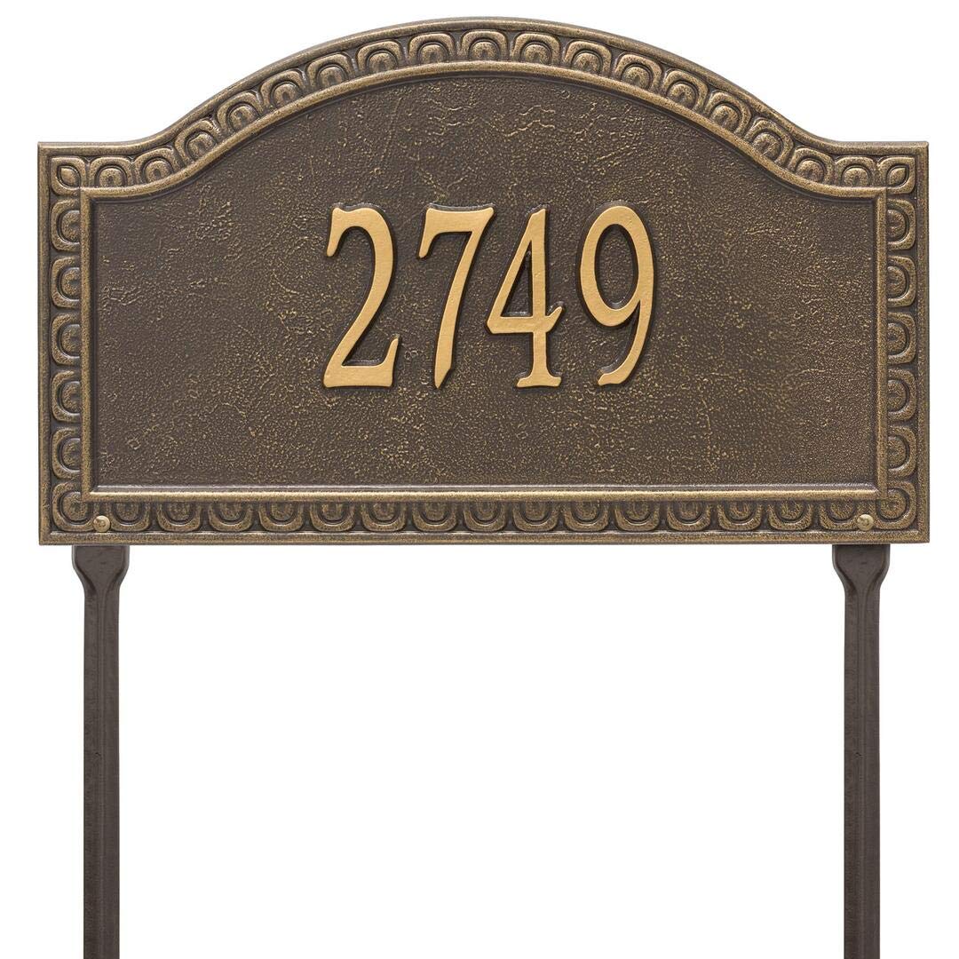 Whitehall 3132OG - Personalized Penhurst Plaque - Grande - lawn- 1 Line