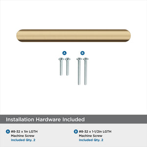 Amerock Cabinet Pull Champagne Bronze 3-3/4 in (96 mm) Center-to-Center Drawer Pull Revolve Kitchen and Bath Hardware Furniture Hardware