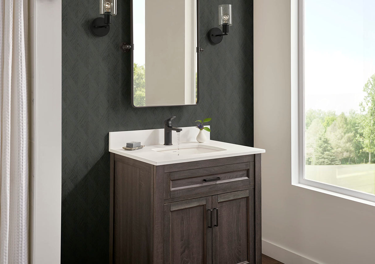 Gerber D225070BS Tribune Single Handle Bathroom Faucet - Satin Black