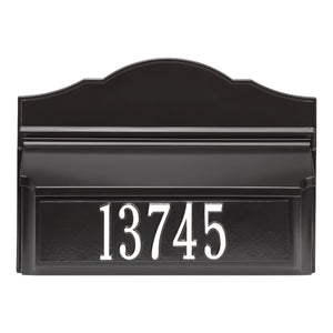 Whitehall 11254 - Colonial Wall Mailbox Package #2 (Mailbox & Plaque)