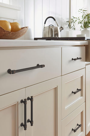 Amerock Cabinet Pull Oil Rubbed Bronze 5-1/16 inch (128 mm) Center-to-Center Winsome 1 Pack Drawer Pull Cabinet Handle Cabinet Hardware