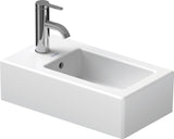Duravit 070225 Wall Mounted Sink, Medium, White